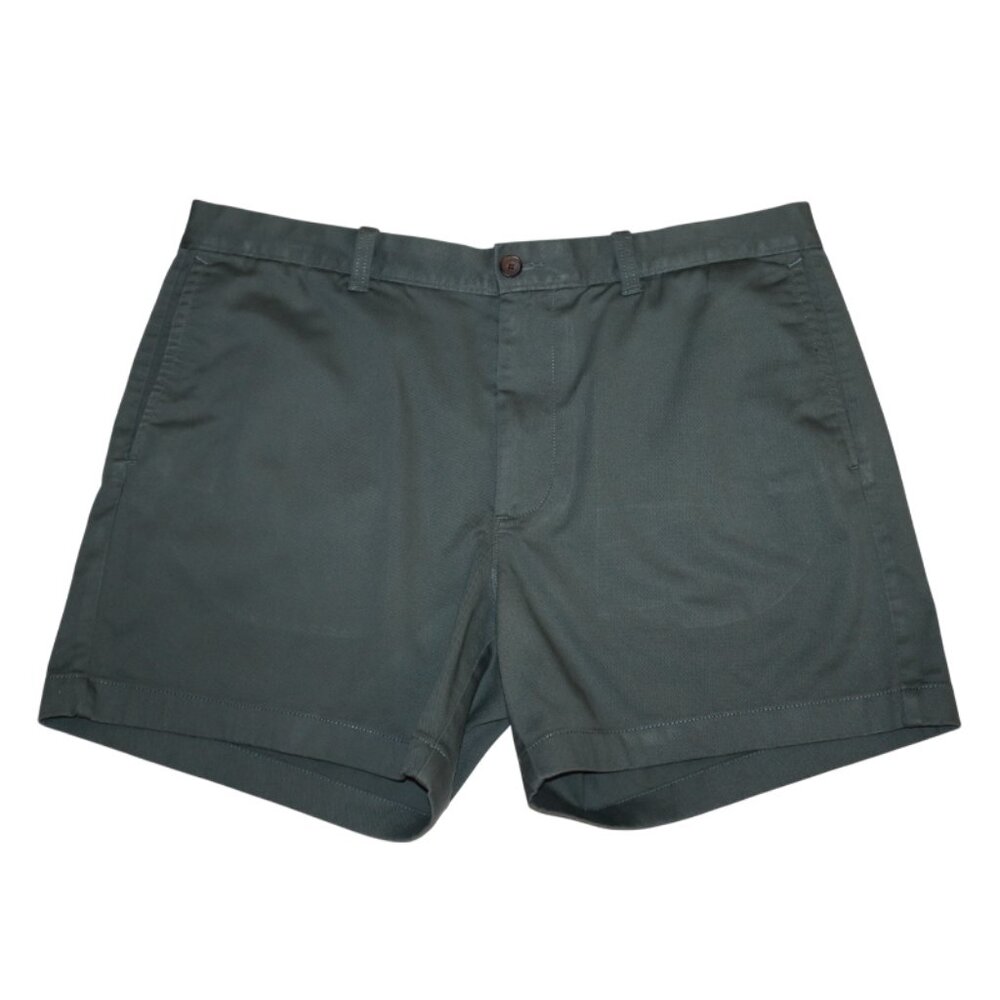 J.CREW Women's 5" Inseam Shorts Size 38 Dark Green Re-Imagined Chino Style